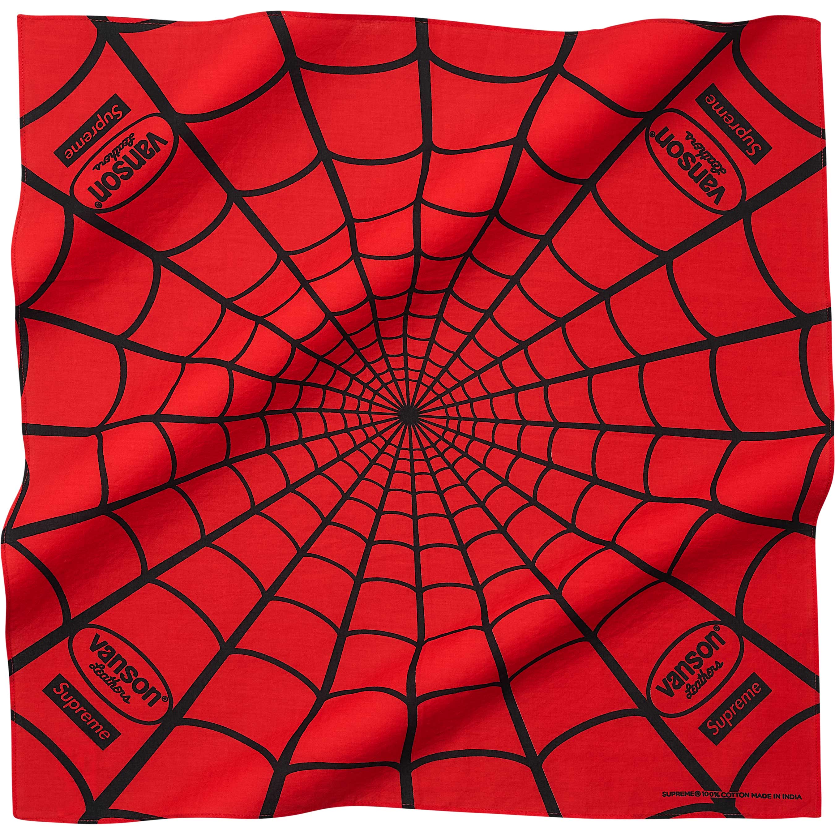 Supreme®/Vanson Leathers® Spider-Man Bandana view 4
